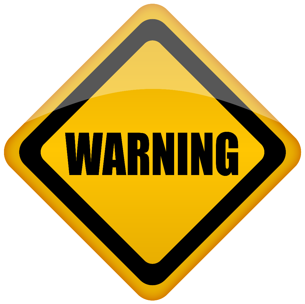 Warning sign (stock image)