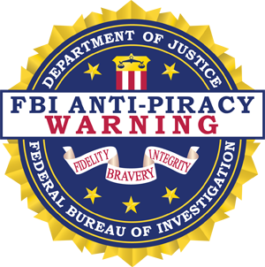 FBI Anti-Piracy Warning Seal (Small)