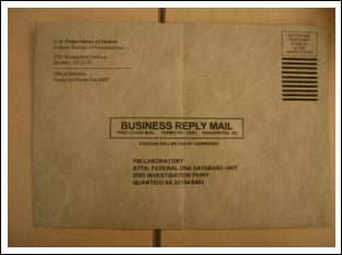 Buccal Collection Kit: Mailing Business Reply Envelope