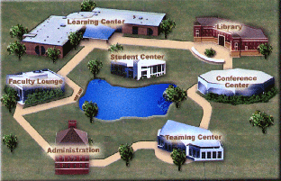 FBI Virtual Academy Campus Map