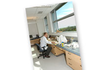 Photo of laboratory space in the FBI's new laboratory building.