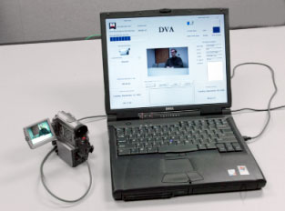 Figure 2 illustrates proof-of-principle digital video authenticator with a camcorder.
