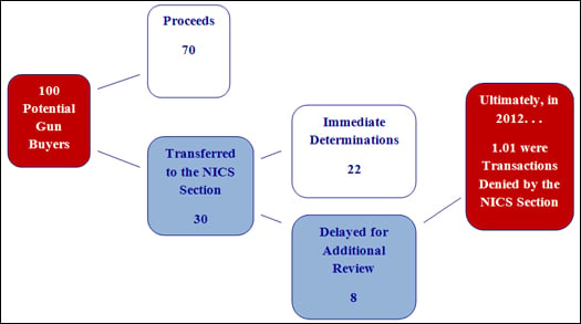 NICS Operations Report 2012: Process for Hundred Checks