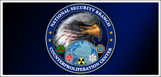 National Security Branch Counterproliferation Center Seal
