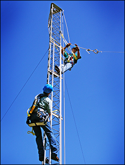 Employees on Radio Tower