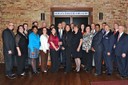 Participants of the Buffalo FBI Field Office’s Citizens Academy gathered during at their graduation dinner held October 25, 2012, at Shea’s Smith Theatre in Buffalo, New York. 