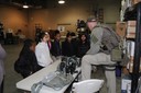 The FBI Kansas City Division recently invited fourth-grade students—members of the FBI’s Junior Special Agent Program—from Primitivo Garcia Elementary School to tour the Kansas City field office. The students, some of whom are pictured above, learned about the SWAT team, evidence collection, fingerprinting, and took turns trying on FBI gear.     