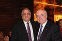On April 8, 2014, Assistant Director in Charge of the FBI New York Field Office George Venizelos (left) and New York Police Department Commissioner William Bratton (right) attended a meeting of the National Law Enforcement Associates in Manhattan, New York. 