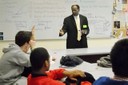 The Norfolk FBI office recently hosted the first session of an eight-week teen academy with criminal justice students at Norfolk Technical Center. Norfolk Special Agent in Charge Alex Turner (shown above) talked to the 15 juniors and seniors about the FBI’s mission and priorities, and he also encouraged students to live crime-free and drug-free. 