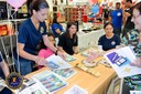 Employees from the FBI’s San Juan Field Office recently participated in the 2012 National Security Weekend event hosted by a local Kmart store in Plaza Las Americas Mall, San Juan. FBI volunteers distributed FBI Child ID App and FBI Safe Online Surfing brochures, recruitment information, and approximately 250 National Child ID Kits. Above, a customer collects child safety information from FBI outreach volunteers.