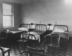 Early dorm rooms at the FBI Academy