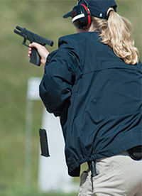 New Agent During Firearms Training