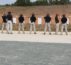 Agents on our firing range